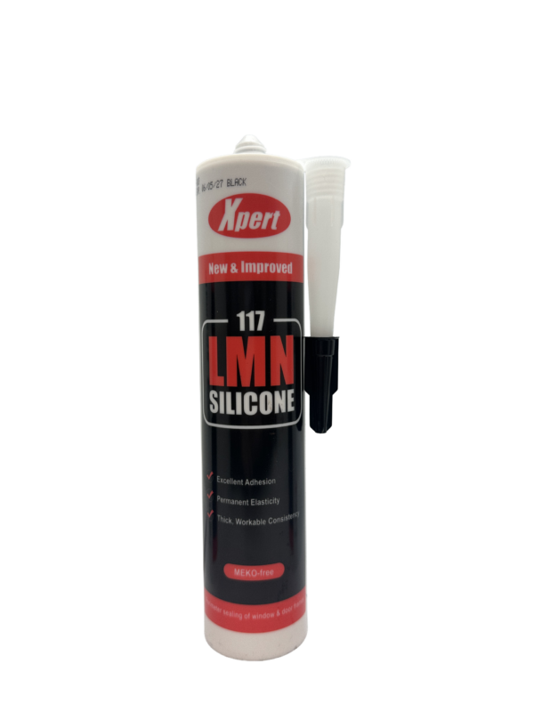 Xpert LMN 117 Glazing Silicone, Black RAL 9005